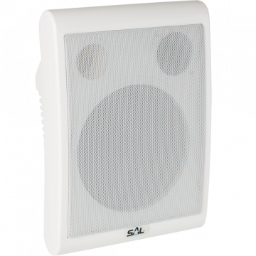 SAL Zvučnik zidni 10W, 110V, 165mm, 8 Ohm, bijela boja - WAS 2