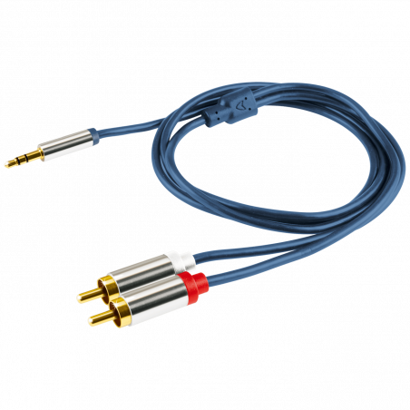 home Kabl RCA x 2 / 3,5mm x 1, dužina 1.0m - A 49-1M