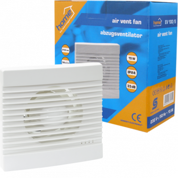 home Aspirator ugradbeni za ventilaciju 158x158mm - EV 100/S