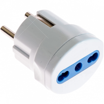 Famatel Strujni adapter 2P+T shuko /2P+T Italian - 2P+T 16A Euro/Italian
