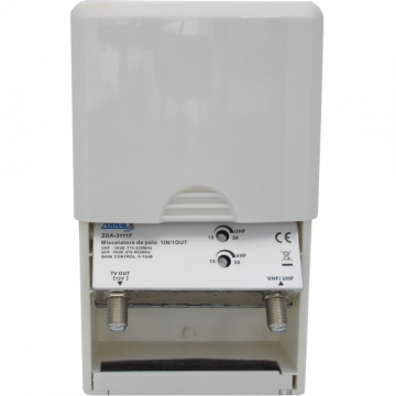 ZODIAC Pojačalo antensko, 1 ulaz 1 izlaz,  15/30dB - ZDA-3111F
