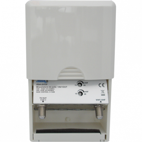 ZODIAC Pojačalo antensko, 1 ulaz 1 izlaz,  15/30dB - ZDA-3111F
