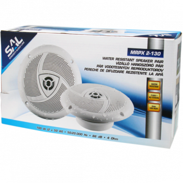 SAL Zvučnik, set, djelimično vodootporan,ugradbeni, 100W - MRPX 2-130