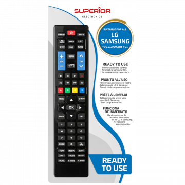 Superior Daljinski upravljač za LG / Samsung  TV i SMART prijemnik - RC LG / SAMSUNG TV SMART