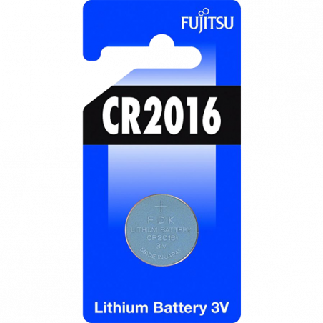 Fujitsu Baterija litijska, CR2016, 3V, dugmasta, blister 1 kom - CR2016/BP1