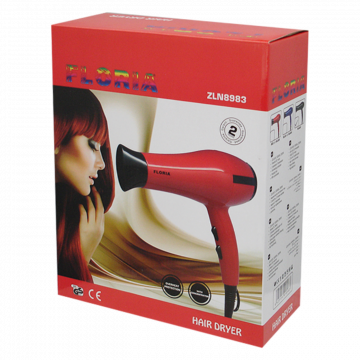Floria Fen za kosu, 2000 W, crna - ZLN8983/BK OLD