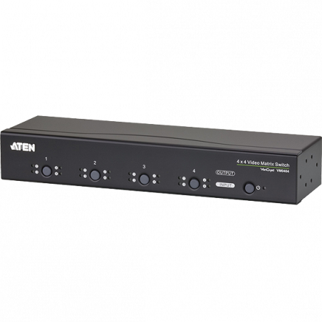 Valueline VGA switch, 4 x 4 audio/video + RS232 - VM0404-AT-G