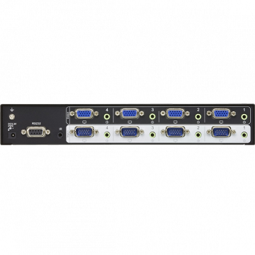 Valueline VGA switch, 4 x 4 audio/video + RS232 - VM0404-AT-G