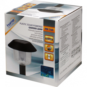 home Solarna vrtna LED lampa, plastična, 600 mAh - MX 760