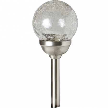 home Solarna vrtna LED lampa, staklena sfera, 600 mAh - MX 826