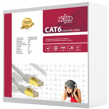 ZED electronic Mrežni FTP kabl, CAT6, 20 met - FTP6/20