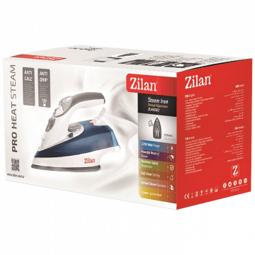 Zilan Pegla na paru, 2200 W, AntiCalc, plavo/bijela - ZLN8082
