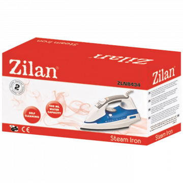 Zilan Pegla na paru, 2200 W, AntiDrip, plavo/bijela - ZLN8434