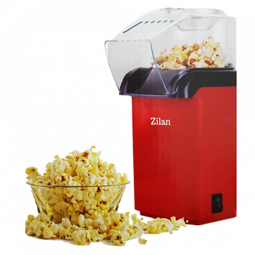 Zilan Aparat za kokice, 1200 W, crvena - ZLN8046