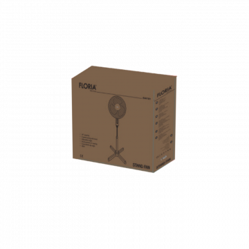Floria Ventilator sa postoljem, promjer 40 cm, 40 W, crna - ZLN1181