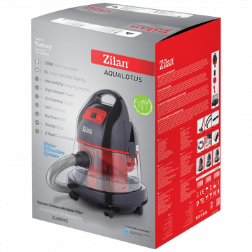 Zilan Usisavač za suho/mokro usisavanje, 1600 W, crvena - ZLN8945/RD OLD