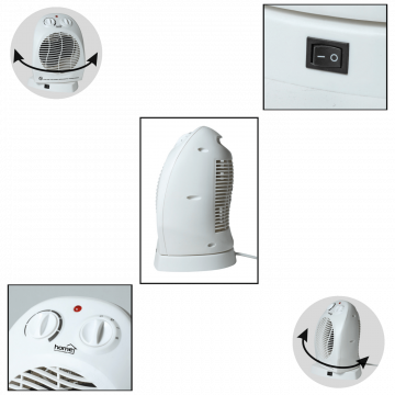 home Grijalica sa ventilatorom, +/- 90°, 2000W - FK 1/O