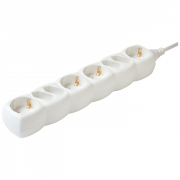 home Produžni kabl, 8 utičnica, 3 x 1.0 mm², 1.5met - NV 18/WH
