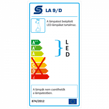 home Lampa, LED, stolna, za dječije sobe, psić - LA 9/D