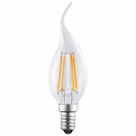 MKC Sijalica,LED 4W, E14, 3000K,220V AC, toplo bijela svjetlost - LED FIAMMA E14/4W