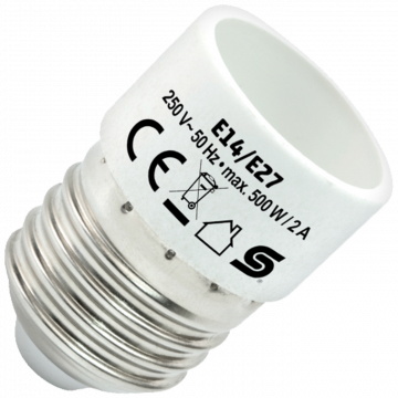 home Adapter za sijalično grlo E27 na E14 - E14/E27