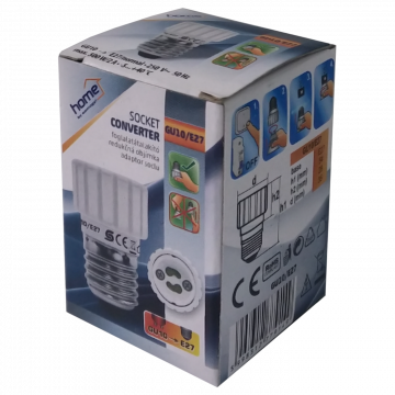 home Adapter za sijalično grlo E27 na GU10 - GU10/E27