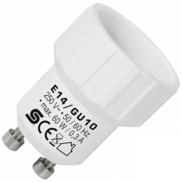 home Adapter za sijalično grlo GU10 na E14 - E14/GU10