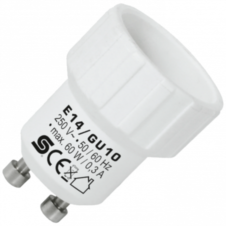 home Adapter za sijalično grlo GU10 na E14 - E14/GU10