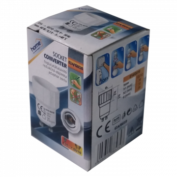 home Adapter za sijalično grlo GU10 na E14 - E14/GU10