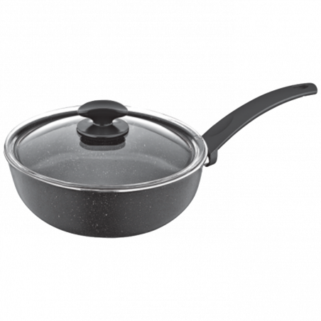 Zilan Tava sa staklenim poklopcem, granit, 24 cm - ZLN2065