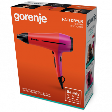 Gorenje Fen za kosu, 2200W, Beauty collection - HD215PR