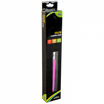 MS Selfiestick za smartphone, rozi - MSI BT SELFIE