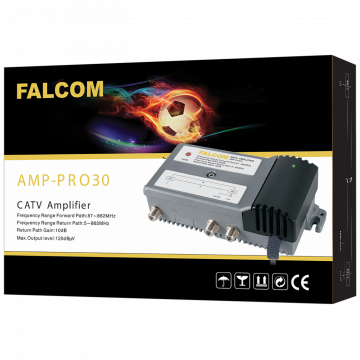 Falcom Distribucijsko pojačalo 30db sa povratnim pojasom - AMP-PRO30