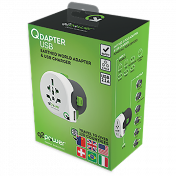 q2power Adapter, strujni, univerzalni, USB - QDAPTER USB