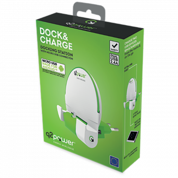 q2power Docking station sa micro USB konektorom - DOCK&CHARGE M EURO
