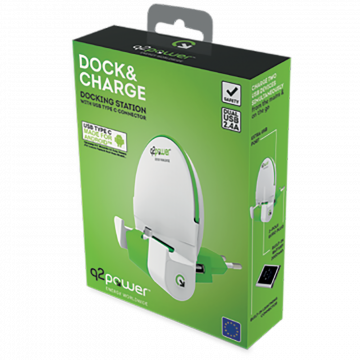 q2power Docking station sa type C konektorom - DOCK&CHARGE C EURO
