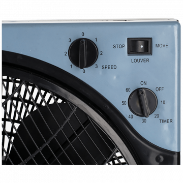Floria Ventilator, podni, promjer 30 cm, timer, 40 W, crni - ZLN2355