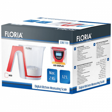 Floria Vaga kuhinjska sa posudom, do 2 kg., plava - ZLN7788/BL