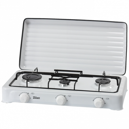 Zilan Plinski rešo sa 3 plamenika, 2300 W, bijela - ZLN0032/WH