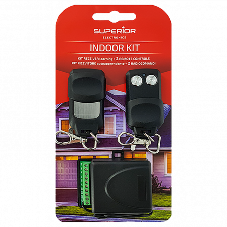 Superior Set za daljinsko upravljanje, 2 kanala, 2 RC-a,  433 MHz - KIT INDOOR 433