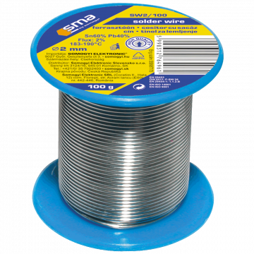 SMA Tinol za lemljenje, Ø2.0 mm, 100g - SW 2/100