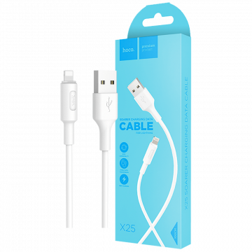 hoco. USB kabl za iPhone, Lightning kabl, 1 met., 2 A, bijela - X25 Soarer Lightning, White