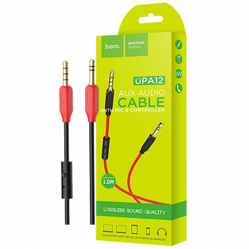 hoco. Audio kabl 3.5 mm sa mikrofonom, dužina 1.0 metar - UPA12 AUX MIC