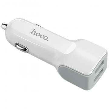hoco. Auto punjač sa Lightning kabelom, 2 x USB, 5 V/2.4 A - Z23 Grand Style set, Lightning