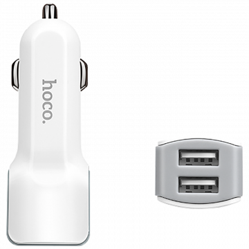hoco. Auto punjač sa Lightning kabelom, 2 x USB, 5 V/2.4 A - Z23 Grand Style set, Lightning