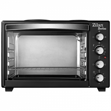 Zilan Mini pećnica, 2 grijače ploče, 45 l, 3200 W, crna - ZLN2935