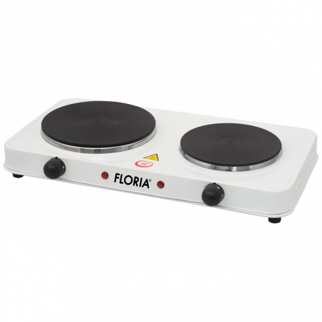 Floria Električno kuhalo, 2 ploče - 15/18 cm, 1500 W, bijela - ZLN2843 OLD