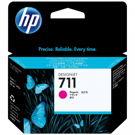 HP Tinta 711 ( CZ131A ), 29ml, magenta
