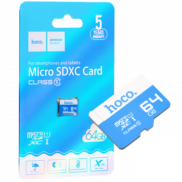 hoco. Micro SD kartica, 64GB, class 10 - MicroSD 64GB Class10 (85829)