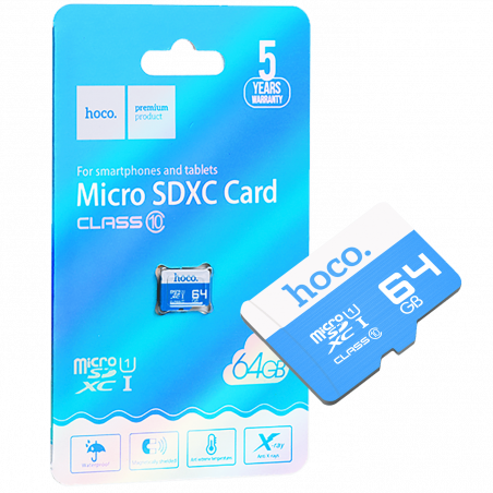 hoco. Micro SD kartica, 64GB, class 10 - MicroSD 64GB Class10 (85829)
